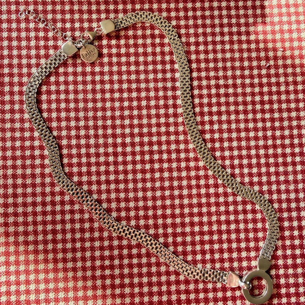 Talisa Sterling Silver O-ring unique necklace